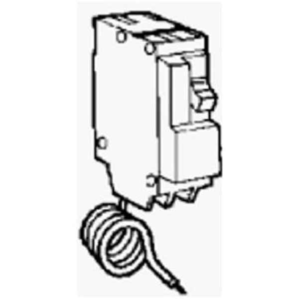 Ge Industrial Solutions Circuit Breaker, THQL Series 15A, 1 Pole, 120/240V AC 206462